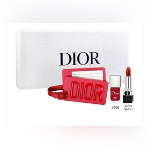Dior Red Lipstick and Nail Polish Set